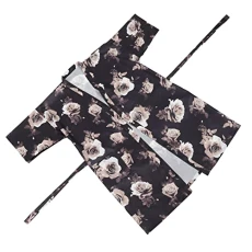 Barber Apron Dress Coats for Women Formal Gown for Women Hair Salon Gown Salon Gown Robes Capes Bathrobe for Women Non-stick Hairdressing Guest Robe Spa Fabric Set Women's White
