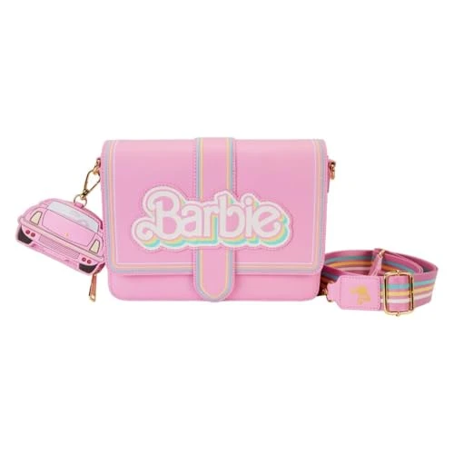 Barbie 65th Anniversary Logo Crossbody Bag with Coin Bag, Multi