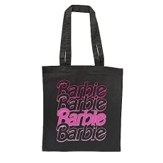 Barbie Logo Black Tote Bag Barbie Logo Black Tote Bag