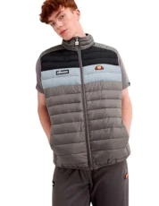 Bardy Block Padded Gilet, Grey XXL
