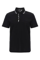 Barocco polo shirt Black Size