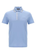 Barocco polo shirt Light Blue Size