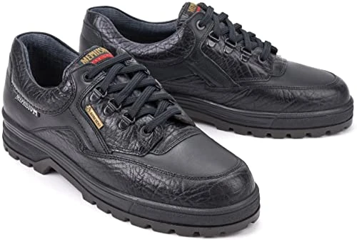 Barracuda Gore-TEX Men's Lace-Up Shoes - Leather - Waterproof (Black, Numeric_5_Point_5)