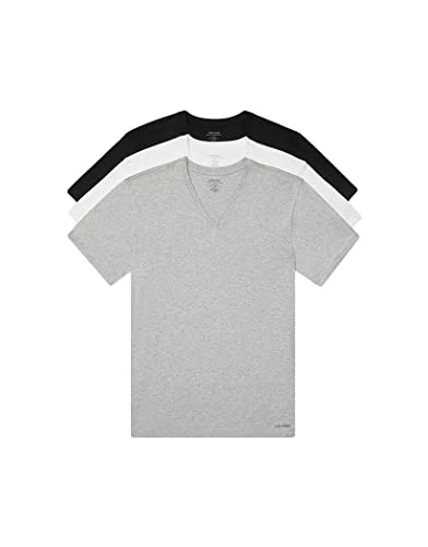 Base Layer - Cotton Classics Multipack V Neck T-shirts mens Large