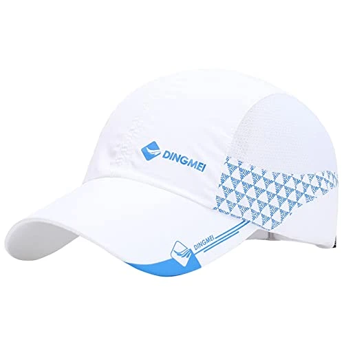 Baseball Cap Men Summer Mesh Baseball Cap Men Women Summer Fashion Outdoor Casual Sun Protection Baseball Caps Visor Hats Snapback Cap Black Sports Cap Men Breathable, White, One Size Fits All