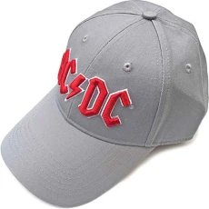 Baseball Cap Red Logo Official Grey One Size Baseball Cap Red Logo Official Grey One Size