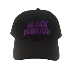 Baseball Cap wavy Band Logo Demon Official Black Strapback Baseball Cap wavy Band Logo Demon Official Black Strapback