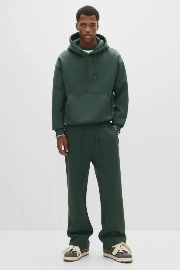 Basic Baggy Tracksuit Bottoms - Bottle