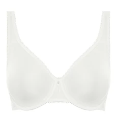 Basic Beauty Full Figure Underwire Bra - Cream