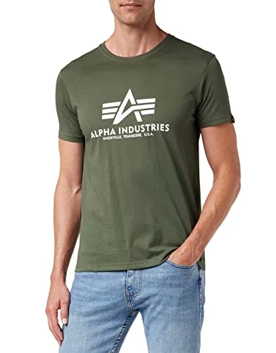 Basic T-Shirt for Men, Dark Olive, M