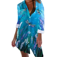 Basic Tops Women Women's Swimsuit Cover Up Button Down Swimsuit Shirt Shirt Swimsuit Bikini Cover Up Beachwear Burnout Tees for Women Women's Sweatshirts Blue Basic Tops Women Women's Swimsuit Cover Up Button Down Swimsuit Shirt Shirt Swimsuit Bikini Cover Up Beachwear Burnout Tees for Women Women's Sweatshirts Blue