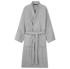 Bath Robes for Women - Absorbent Cotton Terry Towelling Bathrobe S-XL Comfy Dressing Gown with Shawl Collar Shower Bath Spa Gym (Light Grey, L) Bath Robes for Women - Absorbent Cotton Terry Towelling Bathrobe S-XL Comfy Dressing Gown with Shawl Collar Shower Bath Spa Gym (Light Grey, L)