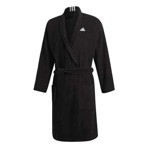 BATHR Value UX Robe, Unisex Adult, Black, S