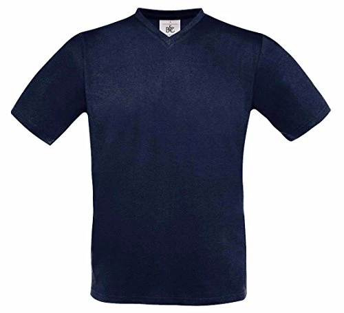 B&C Exact V-Neck Size S Color Navy