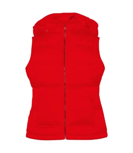 B&C Womens Zen Gilet Red 16