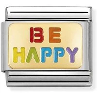 Be Happy Rainbow Charm