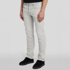 Beach Blue Straight Jeans - Grey