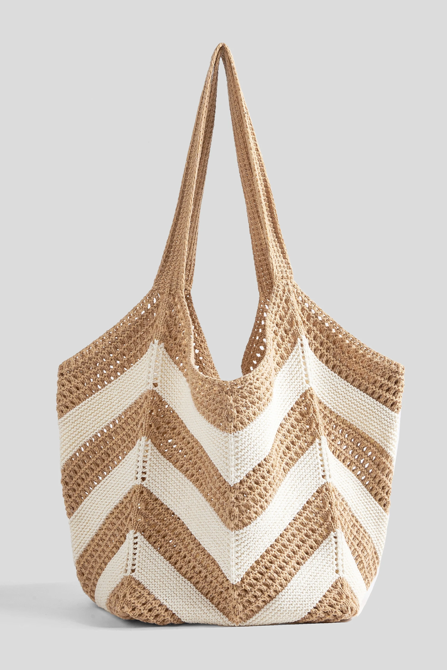 Beach Bum Striped Bag - Neutral