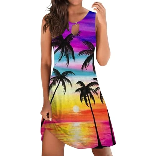 Beach Wrap Dress Women Chiffon V Neck Flower Print 3D Formal Dresses Street Wear Womens Dresses Casual Classic-Fit Denim Dress for Women Orange
