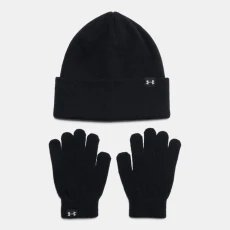 Beanie/Glove Girls Combo Black / Castlerock / Black OSFM