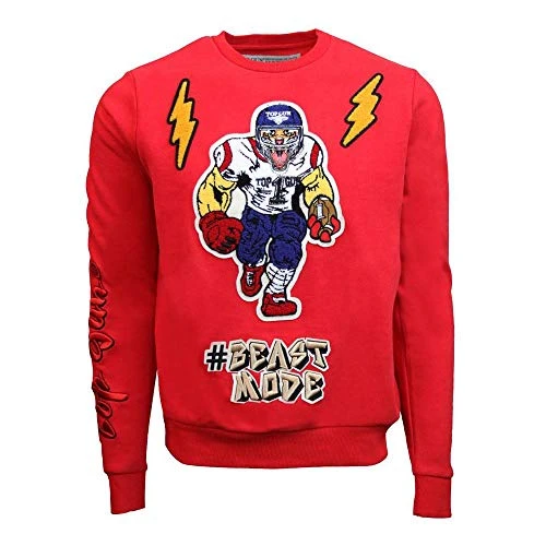 Beast Mode Crewneck Sweatshirt Red