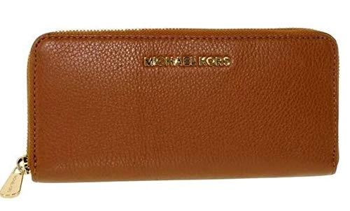 Bedford Zip Around Continental Leather Luggage Brown Wallet