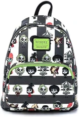 Beetlejuice Chibi All Over Print Womens Double Strap Shoulder Bag Purse Beetlejuice Chibi All Over Print Womens Double Strap Shoulder Bag Purse
