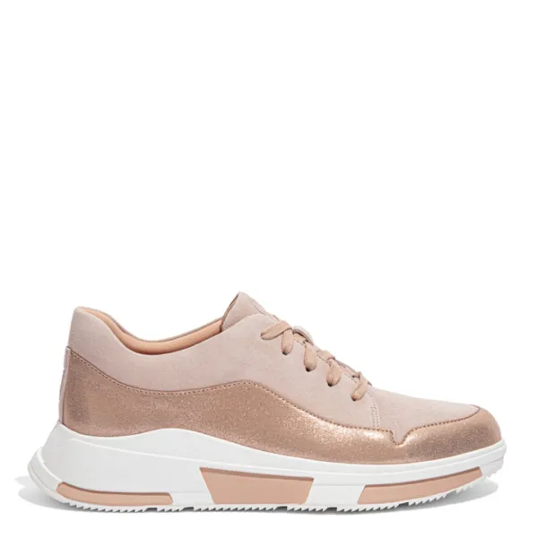 Beige Suede Freya Sneakers - Beige