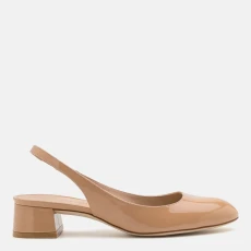 Beige Vivienne Heeled Pump