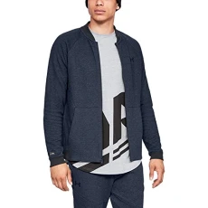 Bekleidung Unstoppable Double Knit Bomber Academy-Black (1320723-408) S Blau