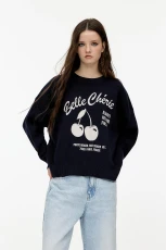 Belle Cherie Jumper - Navy