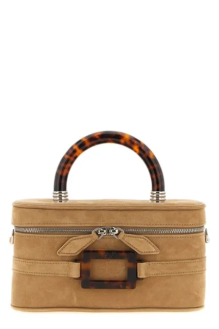 Belle Vivier Vanity mini handbag - Beige