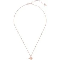 Bellema Brushed Rose Gold Bumble Bee Necklace - Adjustable