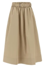 Belt skirt Beige Size