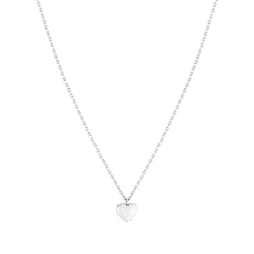 Berlin , Women’s Stainless Steel Not a gem Chain Necklace, Silver, 41 cm - LJ-0953-N-41