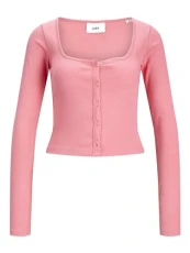 Bestseller A/S Women's Jxfunny Str Ls Rib Cardigan JSR Sweater, Confetti, L Bestseller A/S Women's Jxfunny Str Ls Rib Cardigan JSR Sweater, Confetti, L