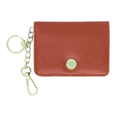 Bfold Clip On Card Case Wallet with Keyring, Ginger, One Size,  Women's Card Case