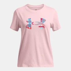 Big Logo Fill Girls Short Sleeve Prime Pink / Stream / Shaded Fuchsia YXS ( in) Big Logo Fill Girls Short Sleeve Prime Pink / Stream / Shaded Fuchsia YXS ( in)