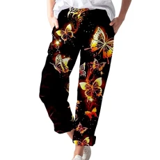 Big Promotion Lightning Deals Made in Italy Magic Trousers Harem Yoga Pants Women Elasticated Waist Trousers Women Black Pajama Pants Girls Royal Blue Pants for Women Items 1P