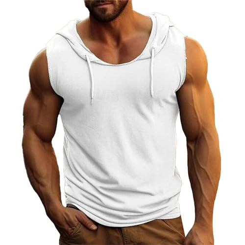 Big Promotion Lightning Deals Men'S Thermal Sleeveless Vests White White Sleeveless Vest Men Mens Holiday Clothing Leather Coat with Hood Mens Undershirts Multipack Warehouse Clearance UK Pallets