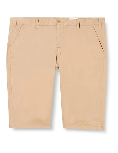 Big Size Men's Bermuda Shorts, Relaxed fit, Brown, 34