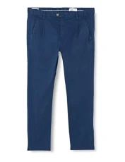 Big Size Men's Cino, Straight Leg, Blue, 40 W/34 L