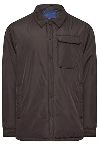 Big & Tall Button Up Jacket - Men's - M to 8XL Black