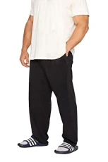 Big & Tall Lounge Trousers - Men's - M to 8XL Black Big & Tall Lounge Trousers - Men's - M to 8XL Black