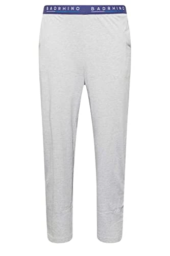 Big & Tall Marl Essential Lounge Bottoms - Men's - M to 8XL Grey