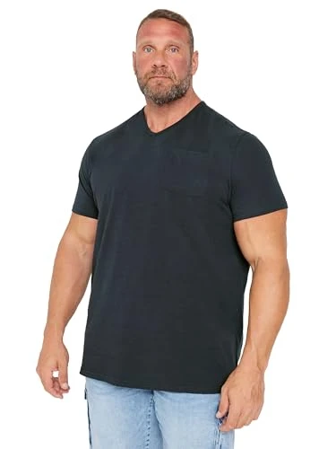 Big & Tall Navy V-Neck Pocket T-Shirt - Men's - M to 8XL