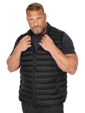 Big & Tall Puffer Gilet - Men's - Plus Size Curve Black Big & Tall Puffer Gilet - Men's - Plus Size Curve Black