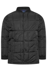 Big & Tall Quilted Bomber Jacket - Men's - M to 8XL Black