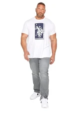 Big & Tall Stretch Jeans - Men's - M to 8XL Grey