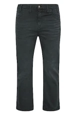 Big & Tall Washed Stretch Jeans - Men's - M to 8XL Black